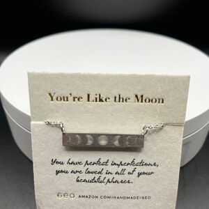 Moon Phases Charm Necklace